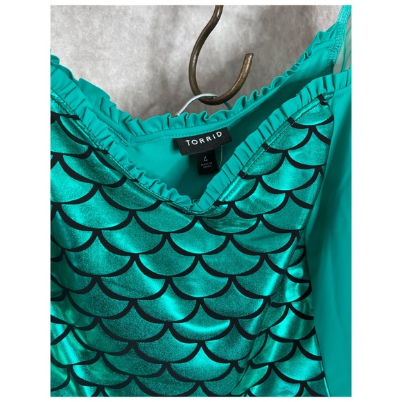 Torrid Mermaid Costume 2-Piece Mesh Dress NWT Size 4 SOLD OUT AT TORRID - Picture 4 of 16